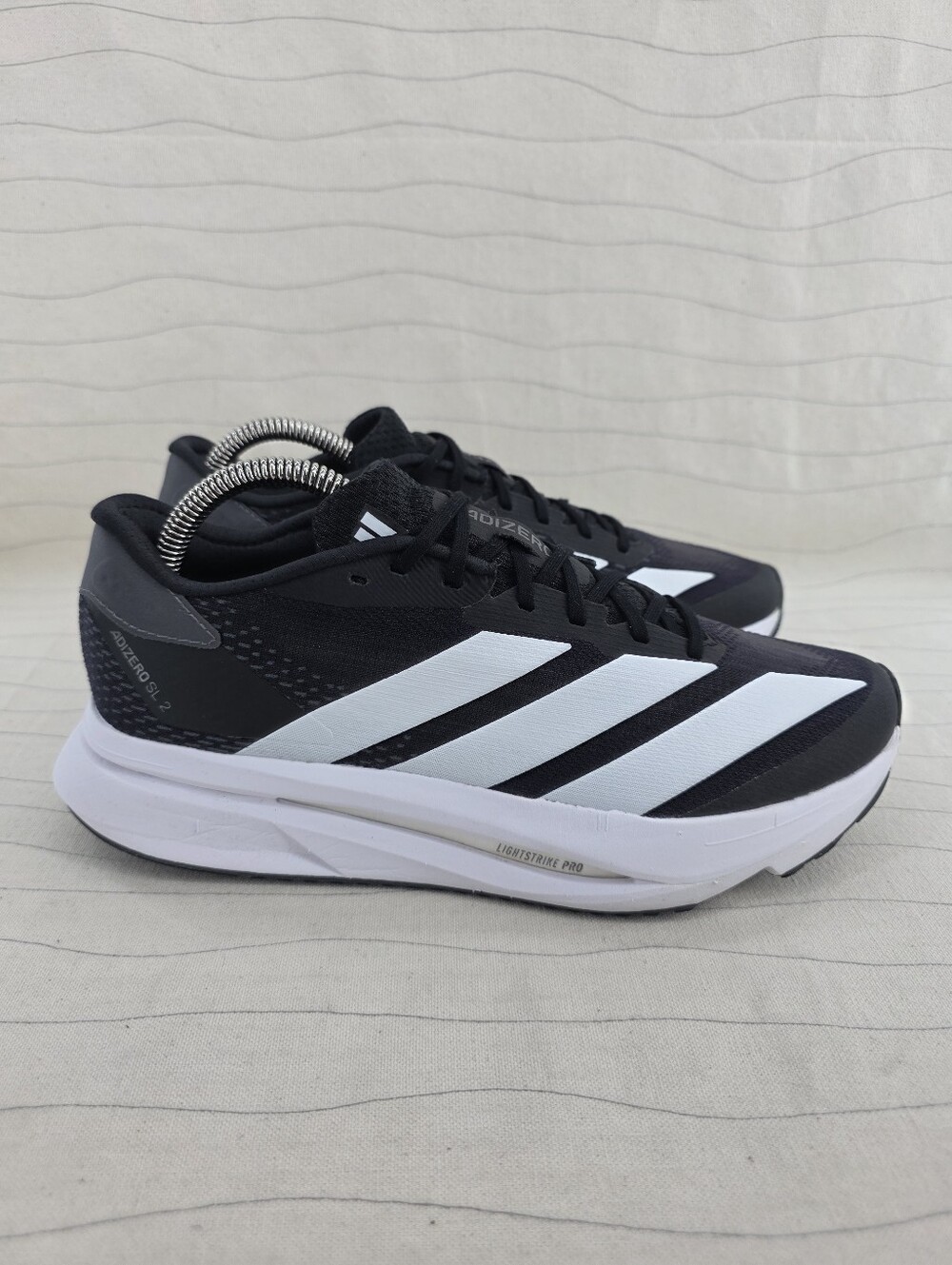 Adidas Womens Adizero SL2 Black White Running Sneakers Shoes JI2994 Size 8